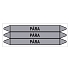 Značení potrubí, pára,3 ks, 355 × 37 mm